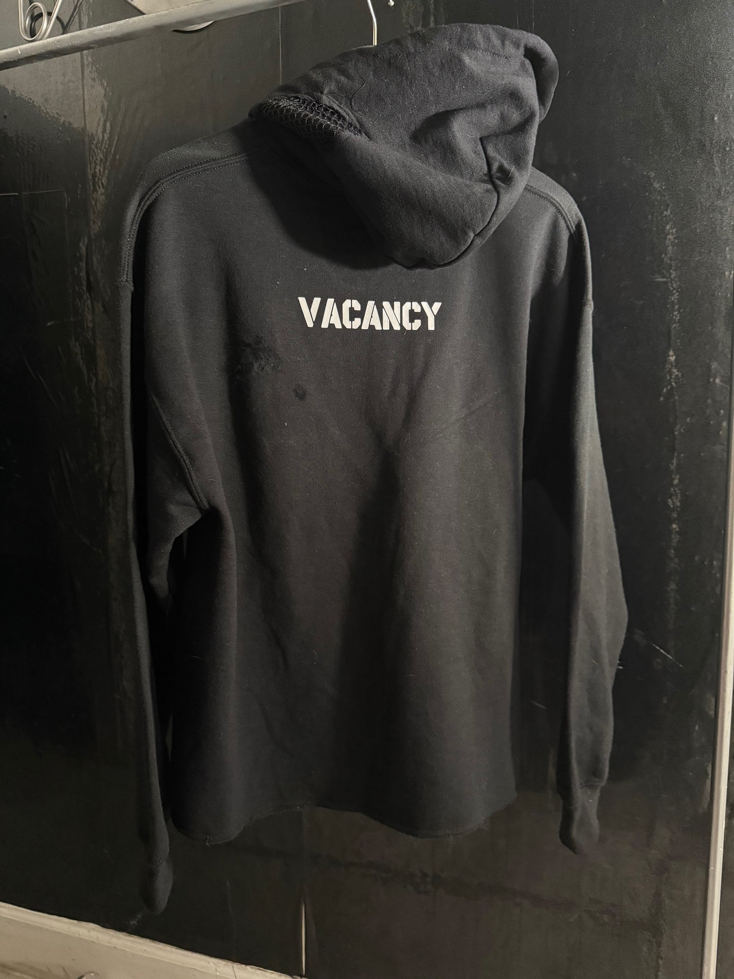 Vacancy Mesh Hearts Hoodie