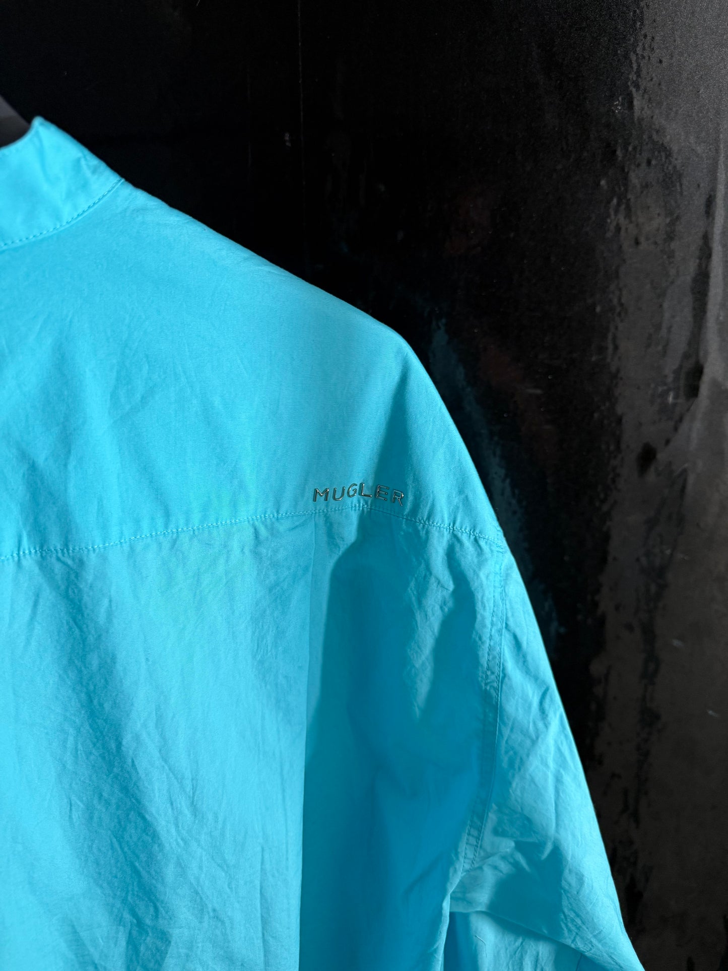 Mugler x H&M Double-breasted Poplin Shirt