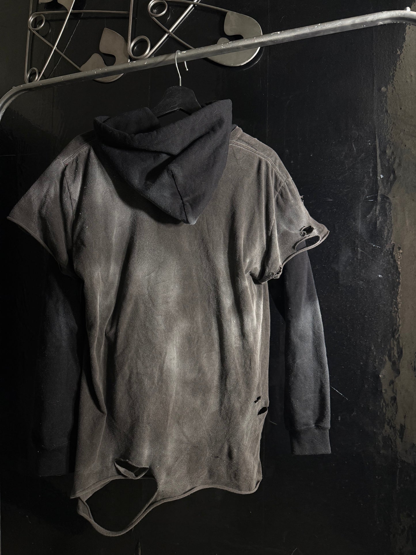 The Boyz in the Hood Distressed Graphic Print Hoodie