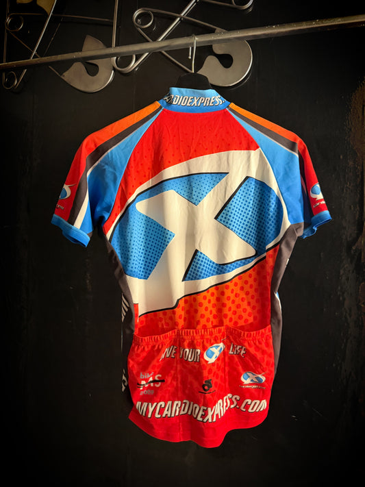 Orange/Blue Cycling Shirt