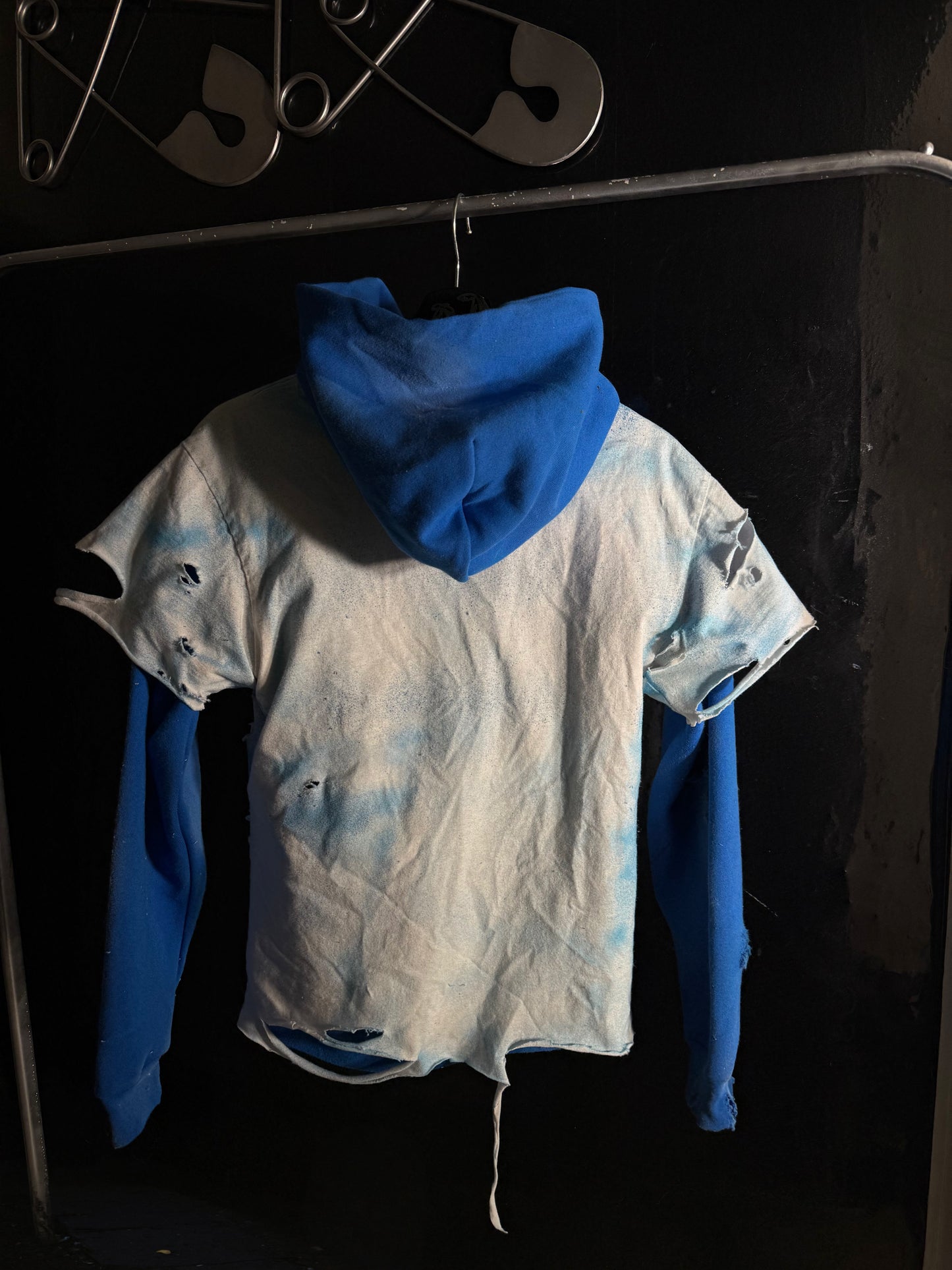 MARKET Distressed Basketball Graphic Print Hoodie