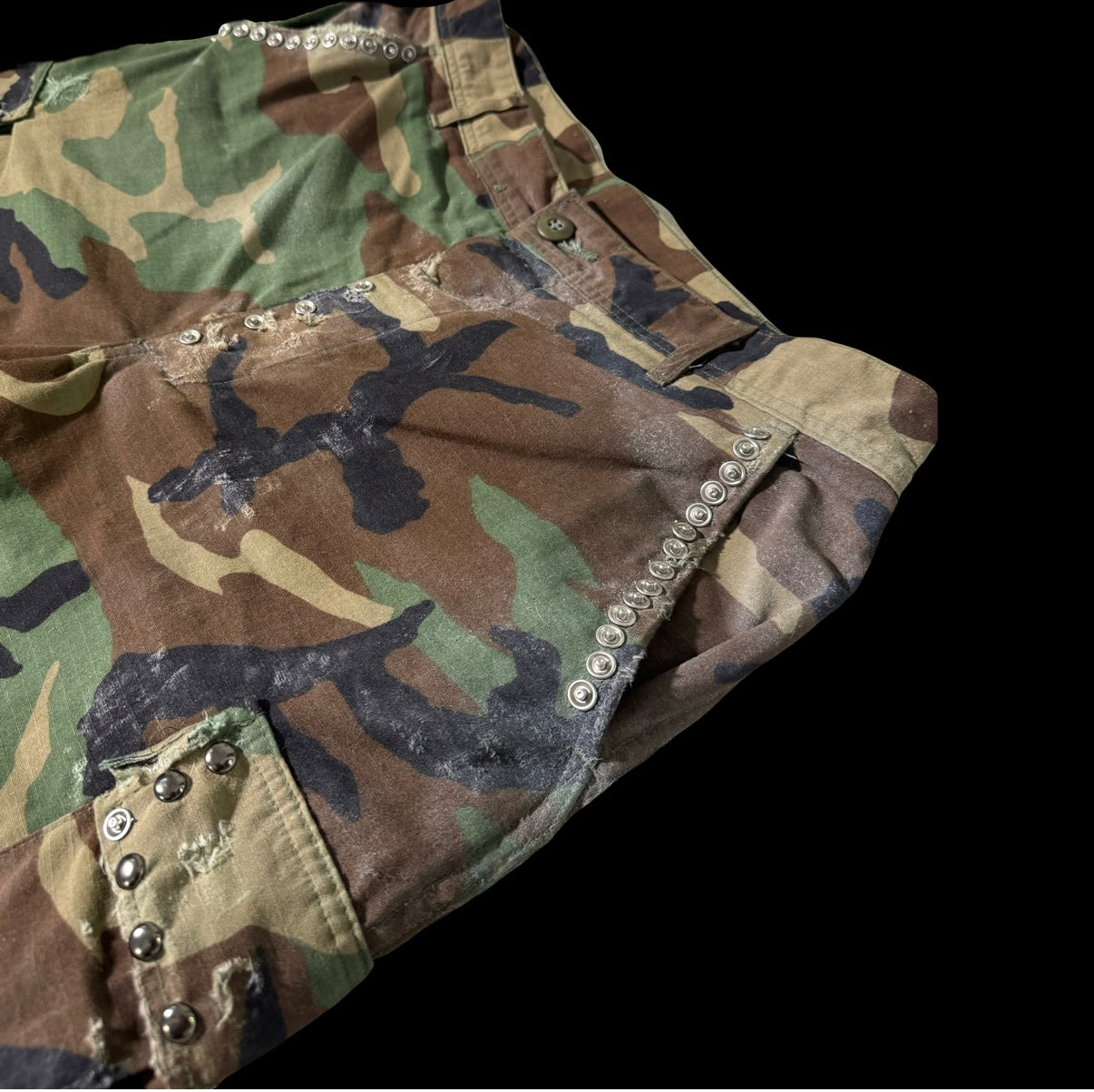 Army Camo Cargo Shorts