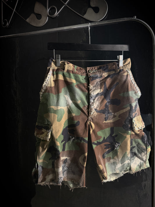 Army Camo Cargo Shorts