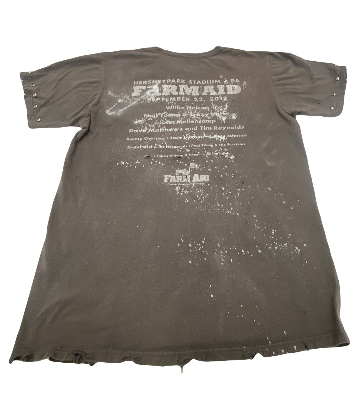 2012 Farm Aid Willie Nelson Vintage concert Tee