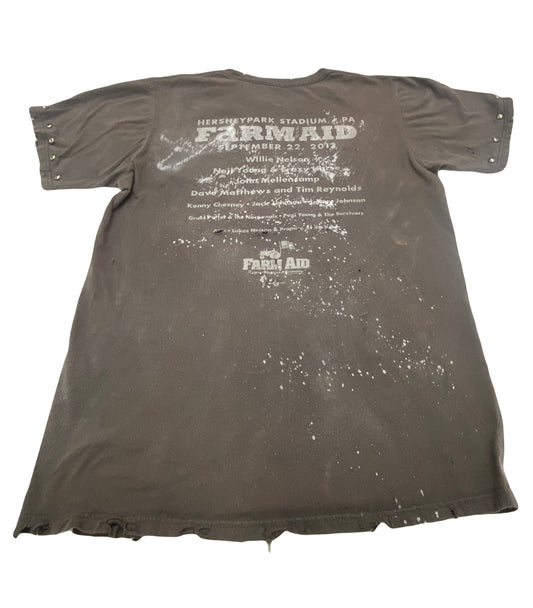 2012 Farm Aid Willie Nelson Vintage concert Tee