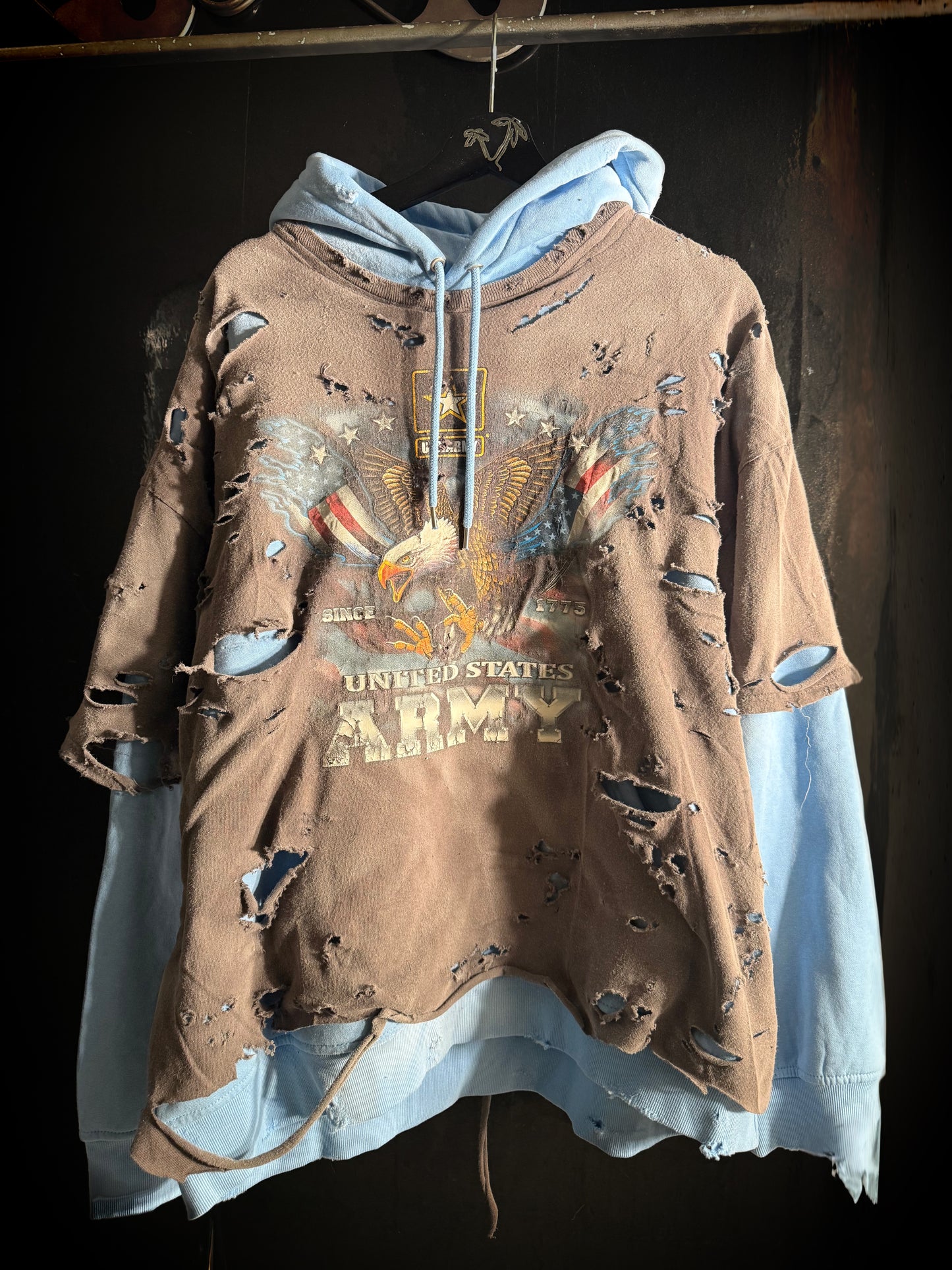 US Army Super Distressed Pullover