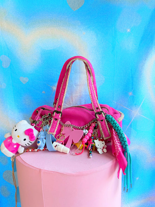 Shearling Lost Charms Bag