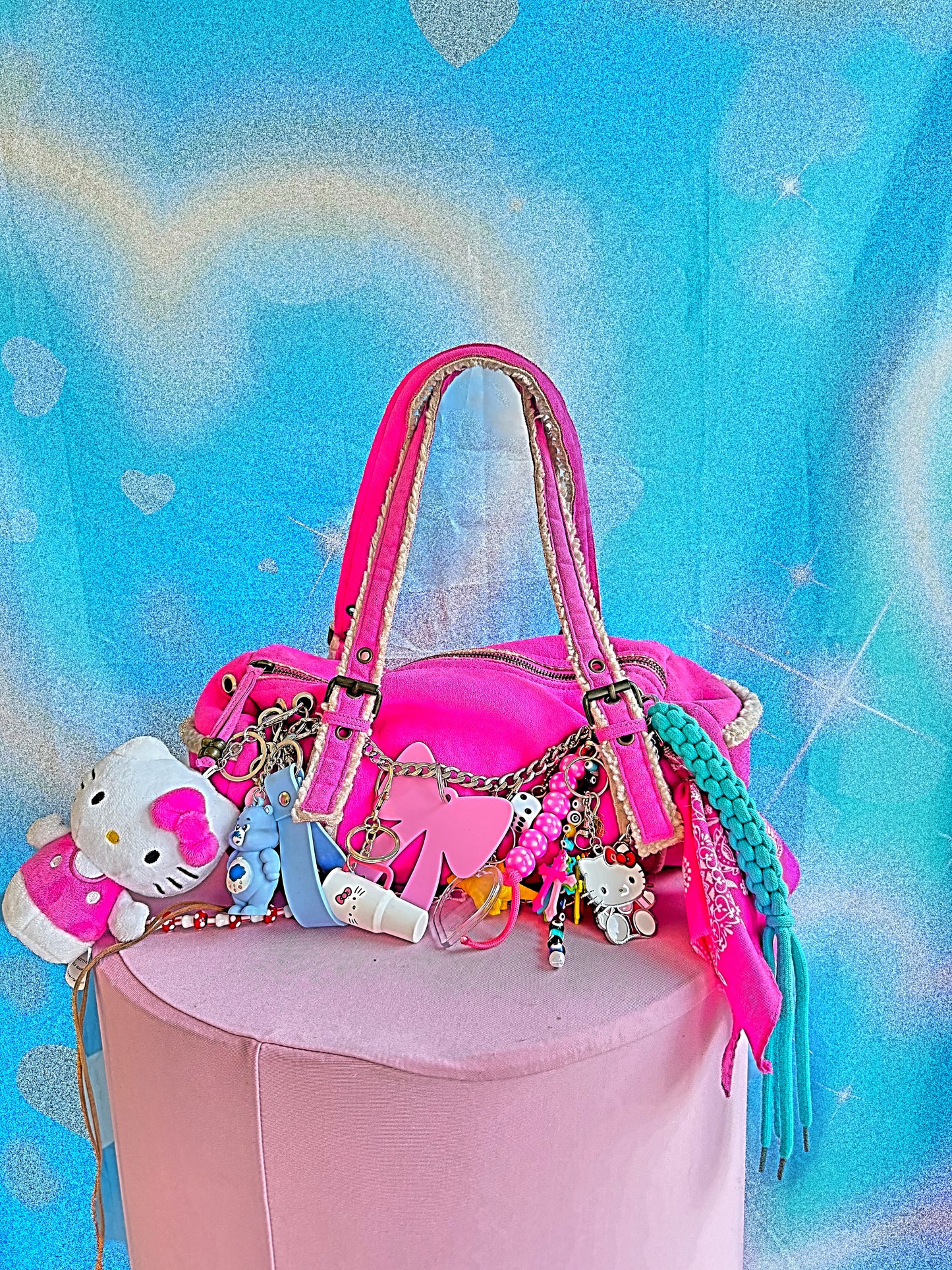 Shearling Lost Charms Bag