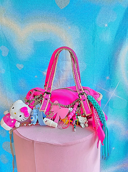 Shearling Lost Charms Bag