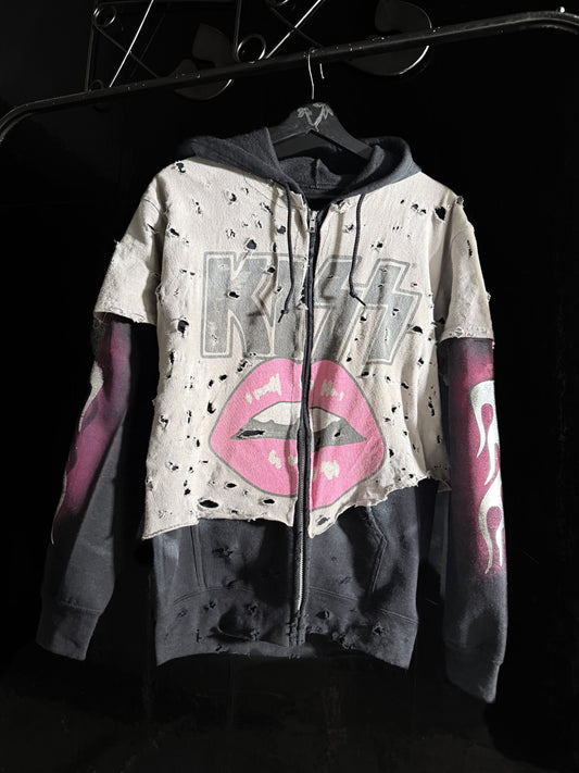 Kiss Pink Hoodie