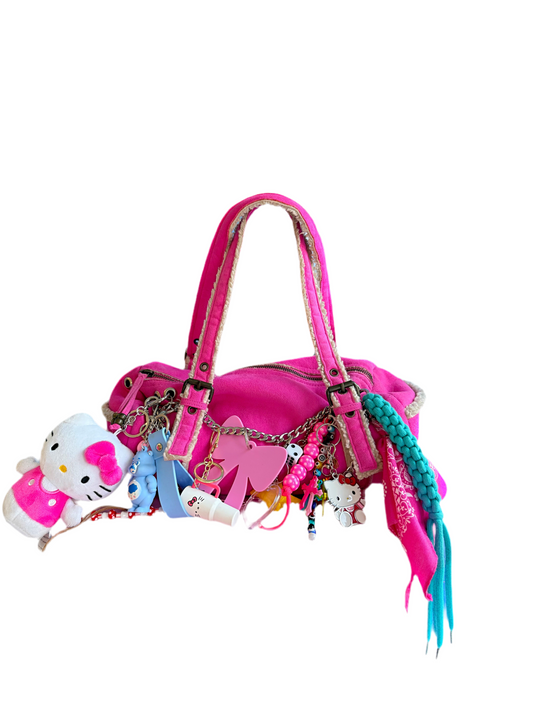Shearling Lost Charms Bag