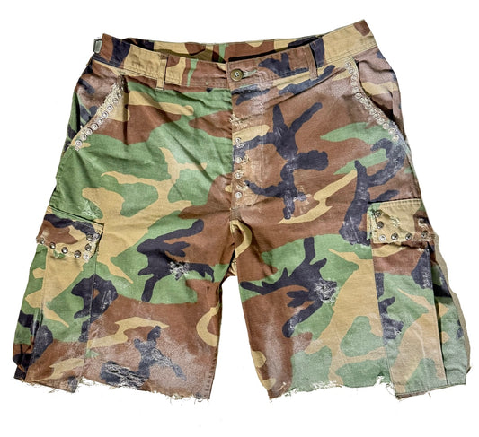 Army Camo Cargo Shorts