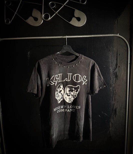 KilJoy Black Studded Tee