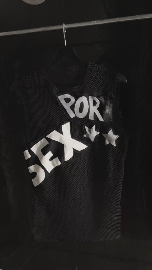 Grafitti Desires Mesh Tank